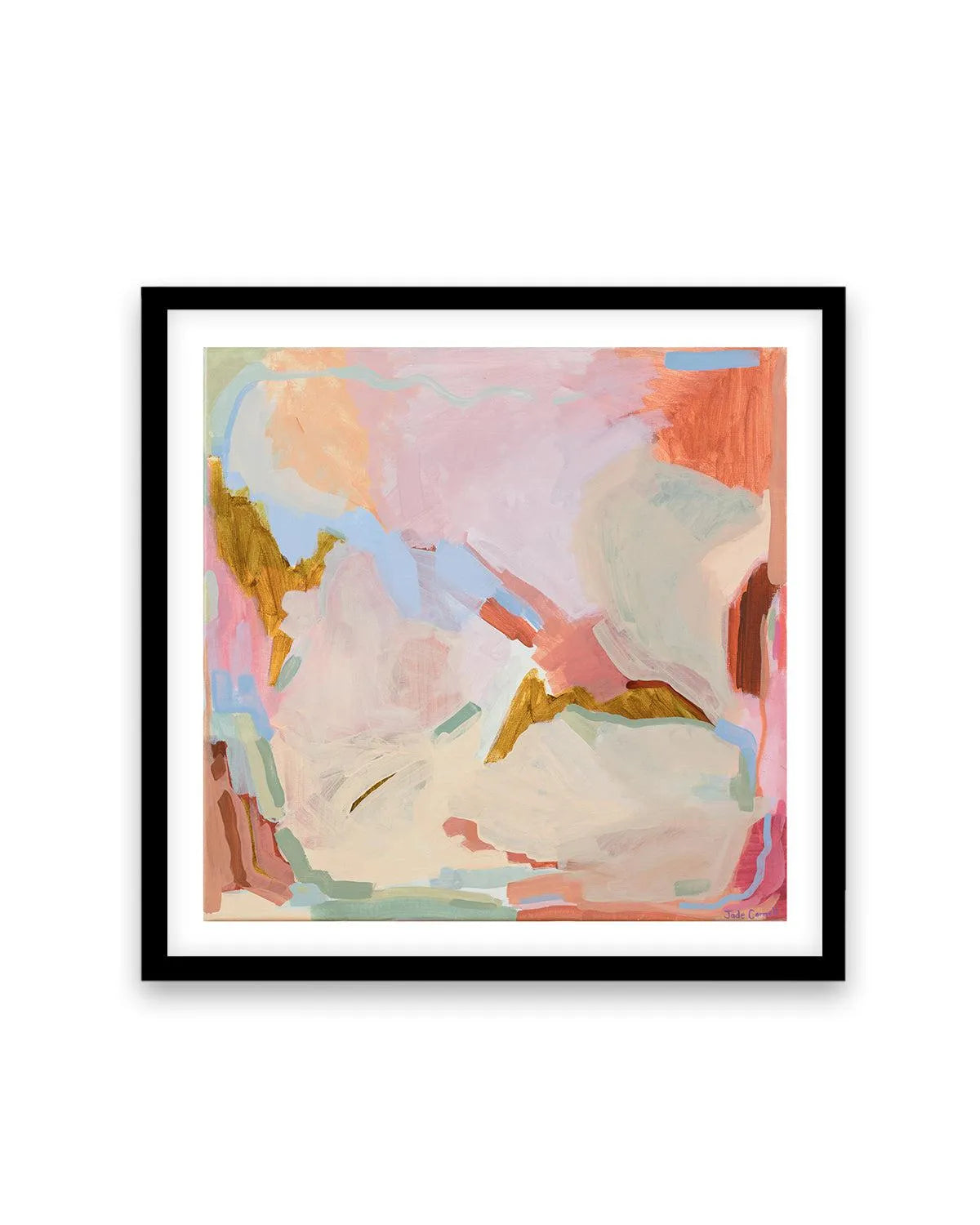 Dahlia by Jade Carnell Art Print-PRINT-Olive et Oriel-Jade Carnell-Buy-Australian-Art-Prints-Online-with-Olive-et-Oriel-Your-Artwork-Specialists-Austrailia-Decorate-With-Coastal-Photo-Wall-Art-Prints-From-Our-Beach-House-Artwork-Collection-Fine-Poster-and-Framed-Artwork