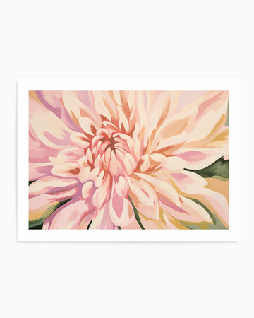 Dahlia in Bloom | Art Print from Olive et Oriel where you can shop wallpaper and artworks online
