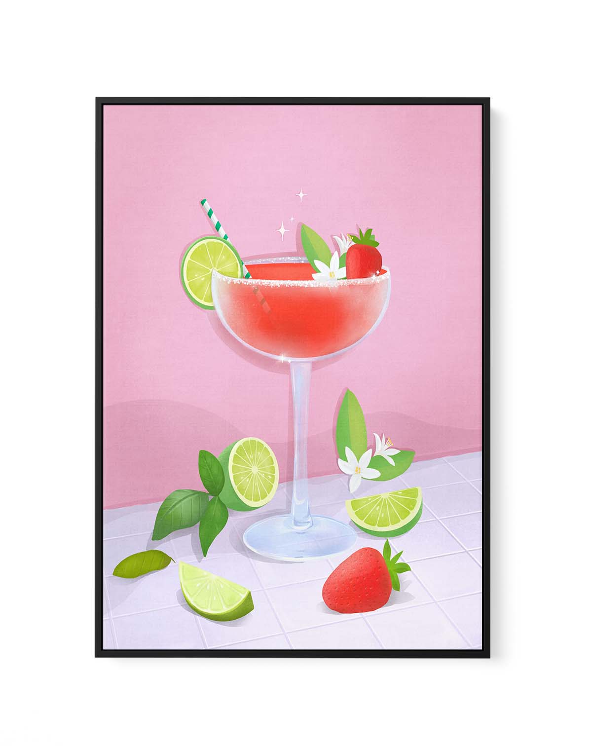 Daiquiri By Petra Lizde | Framed Canvas Art Print