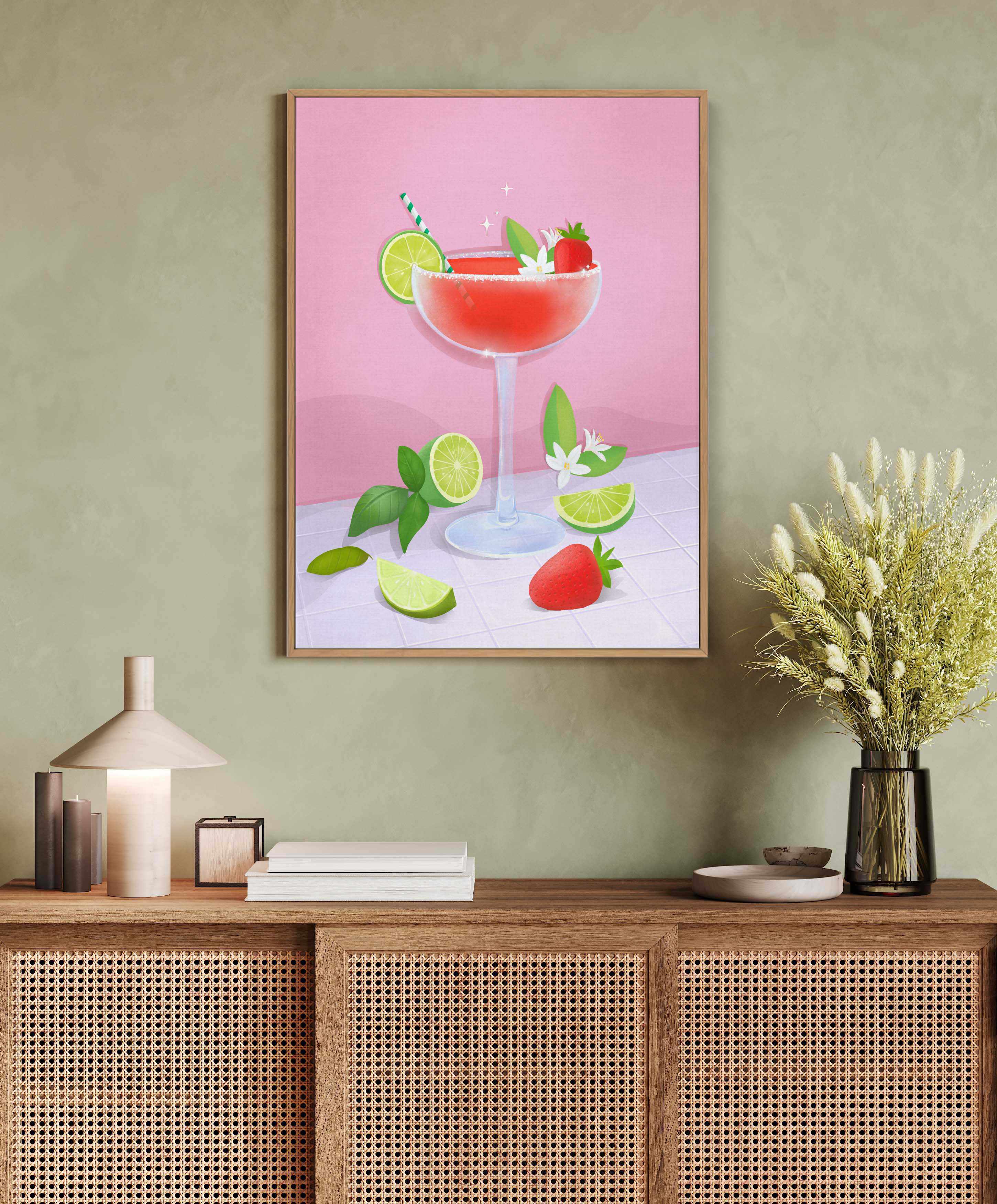 Daiquiri By Petra Lizde | Framed Canvas Art Print