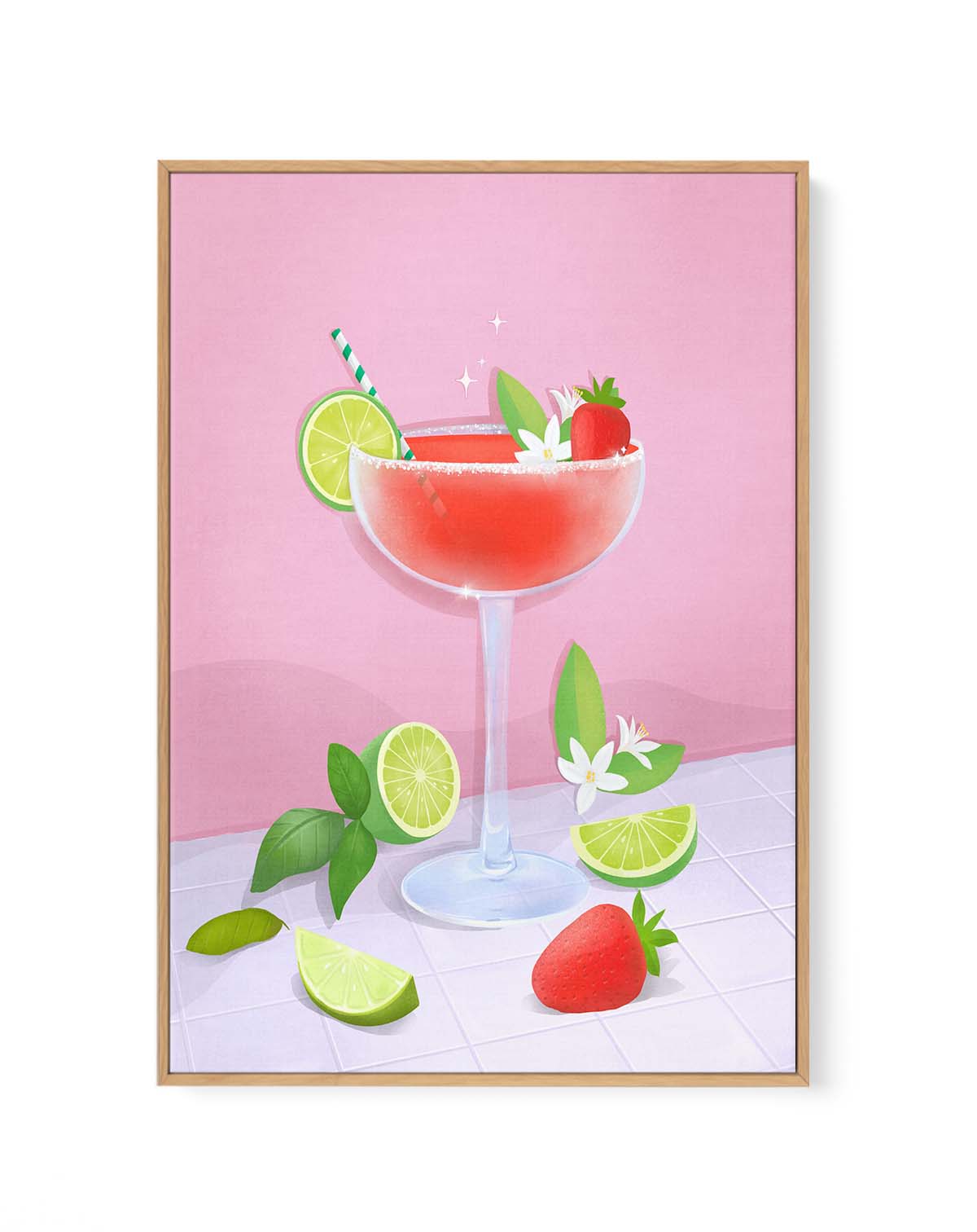 Daiquiri By Petra Lizde | Framed Canvas Art Print