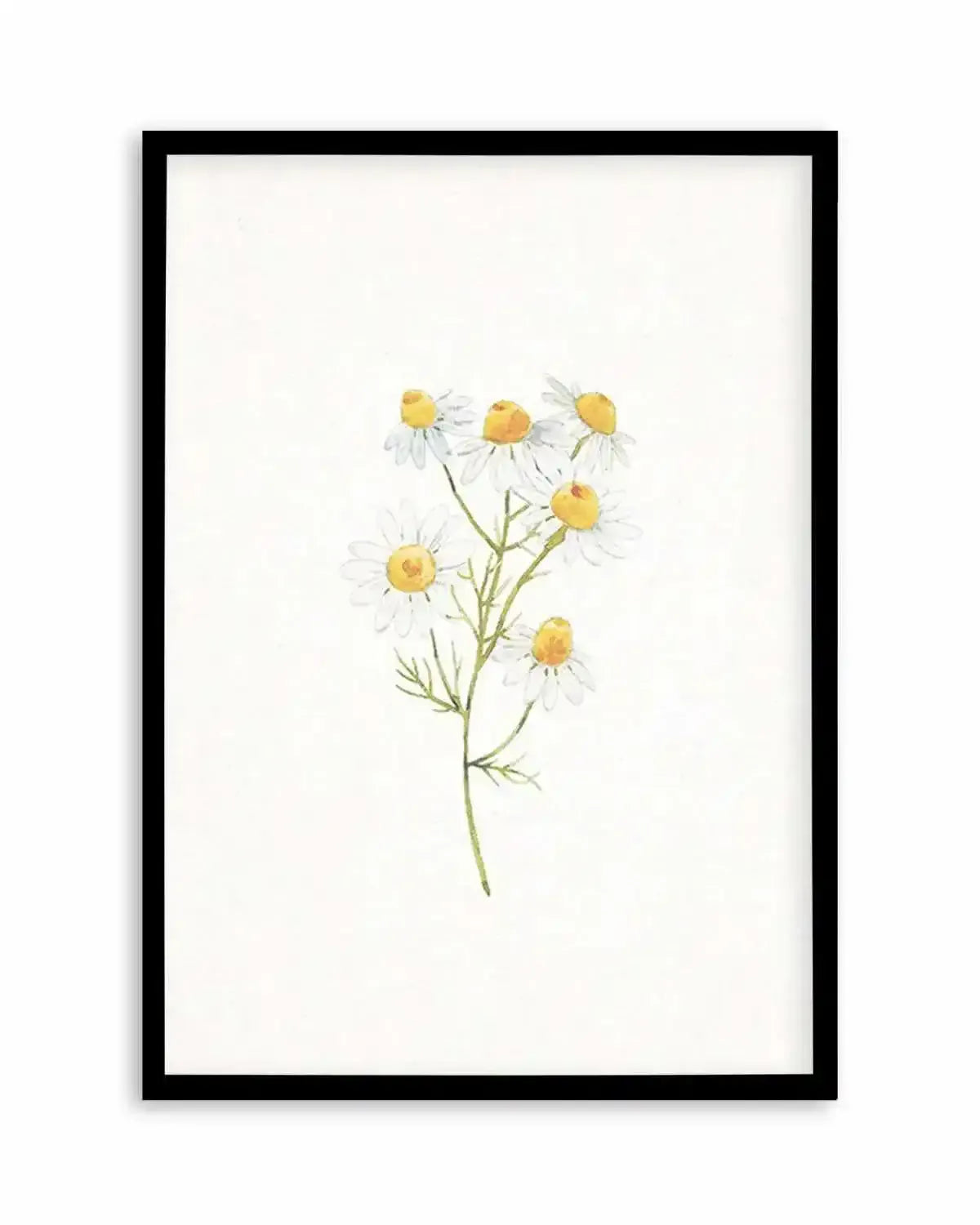 Daisies on Linen I Art Print from Olive et Oriel where you can shop wallpaper and artworks online