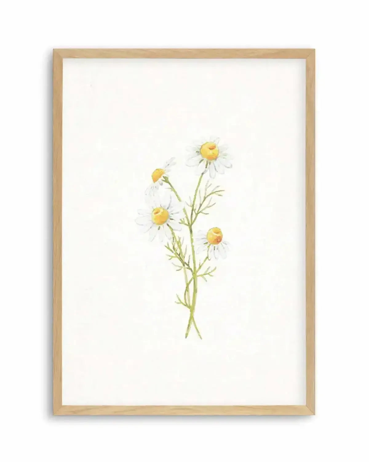 Daisies on Linen III Art Print from Olive et Oriel where you can shop wallpaper and artworks online