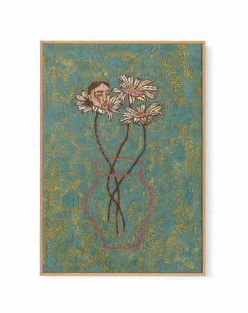 Daisy by Julie Celina | Framed Canvas Art Print from Olive et Oriel where you can shop wallpaper and artworks online
