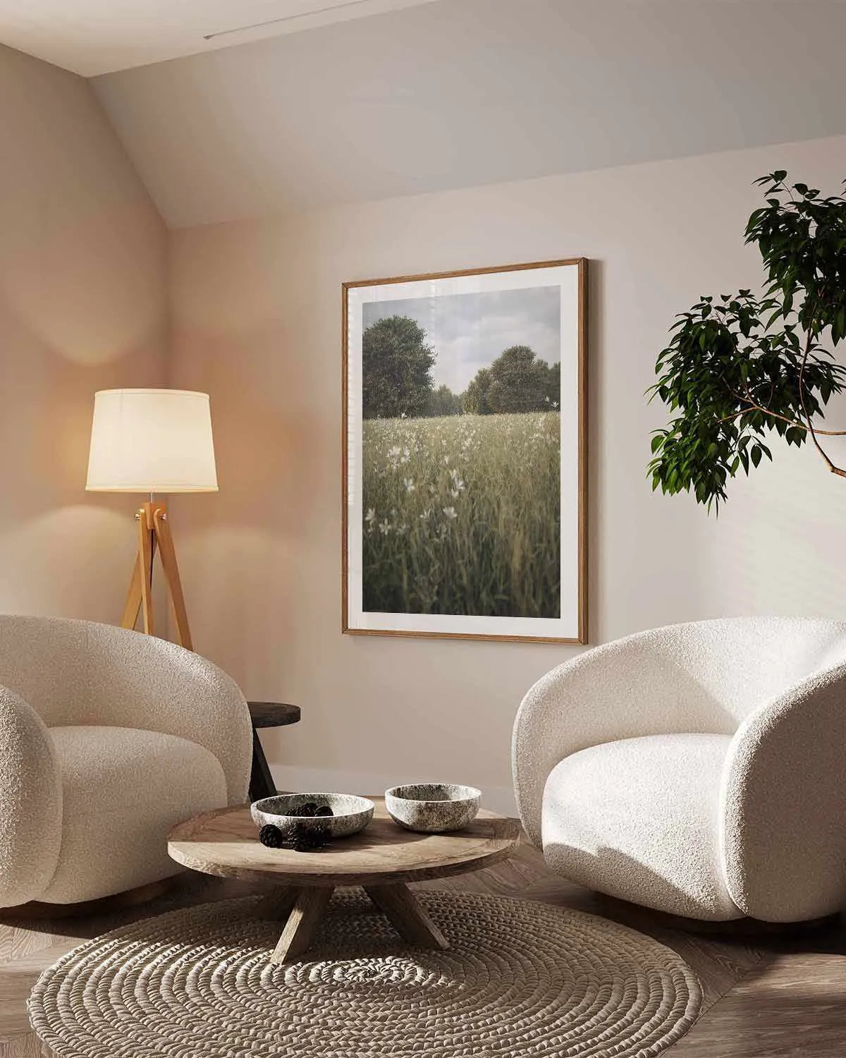 Daisy Fields by Guachinarte Art Print from Olive et Oriel where you can shop wallpaper and artworks online