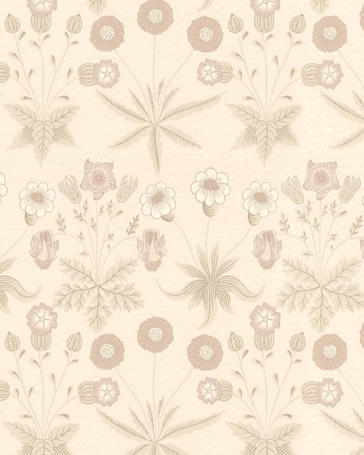 Daisy in Beige by William Morris Wallpaper from Olive et Oriel where you can shop wallpaper and artworks online