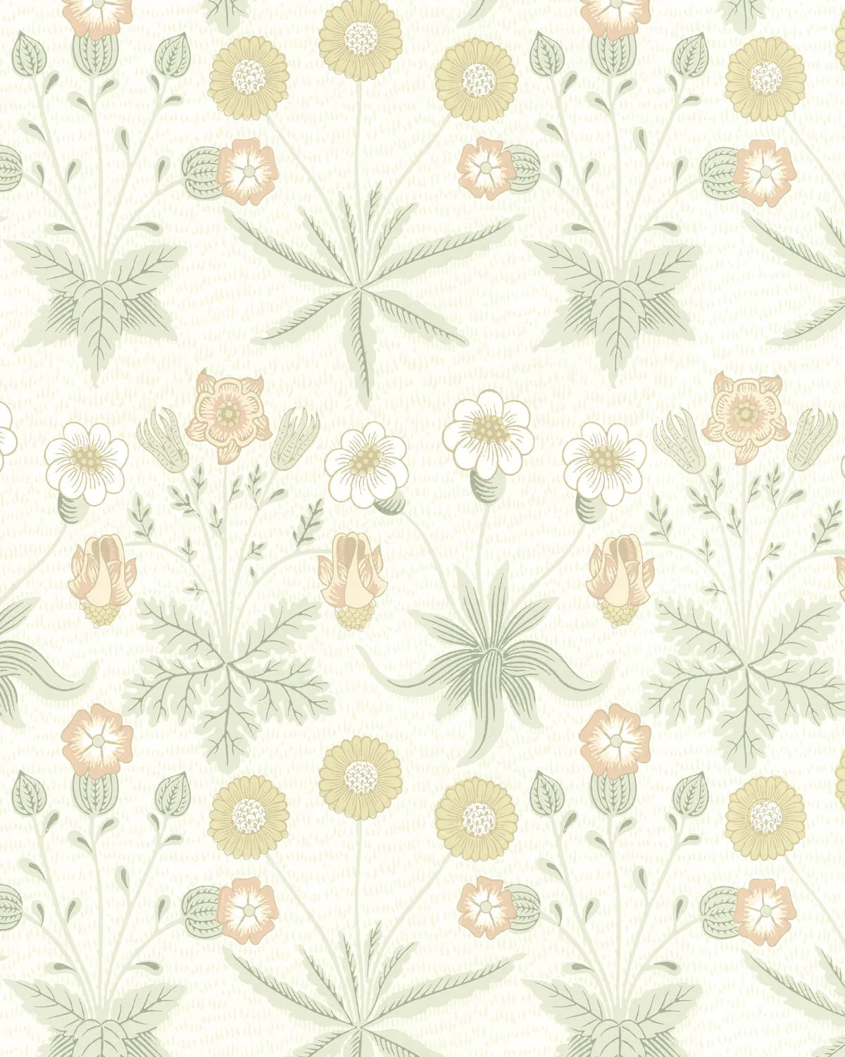 Daisy in Soft Sage by William Morris Wallpaper from Olive et Oriel where you can shop wallpaper and artworks online