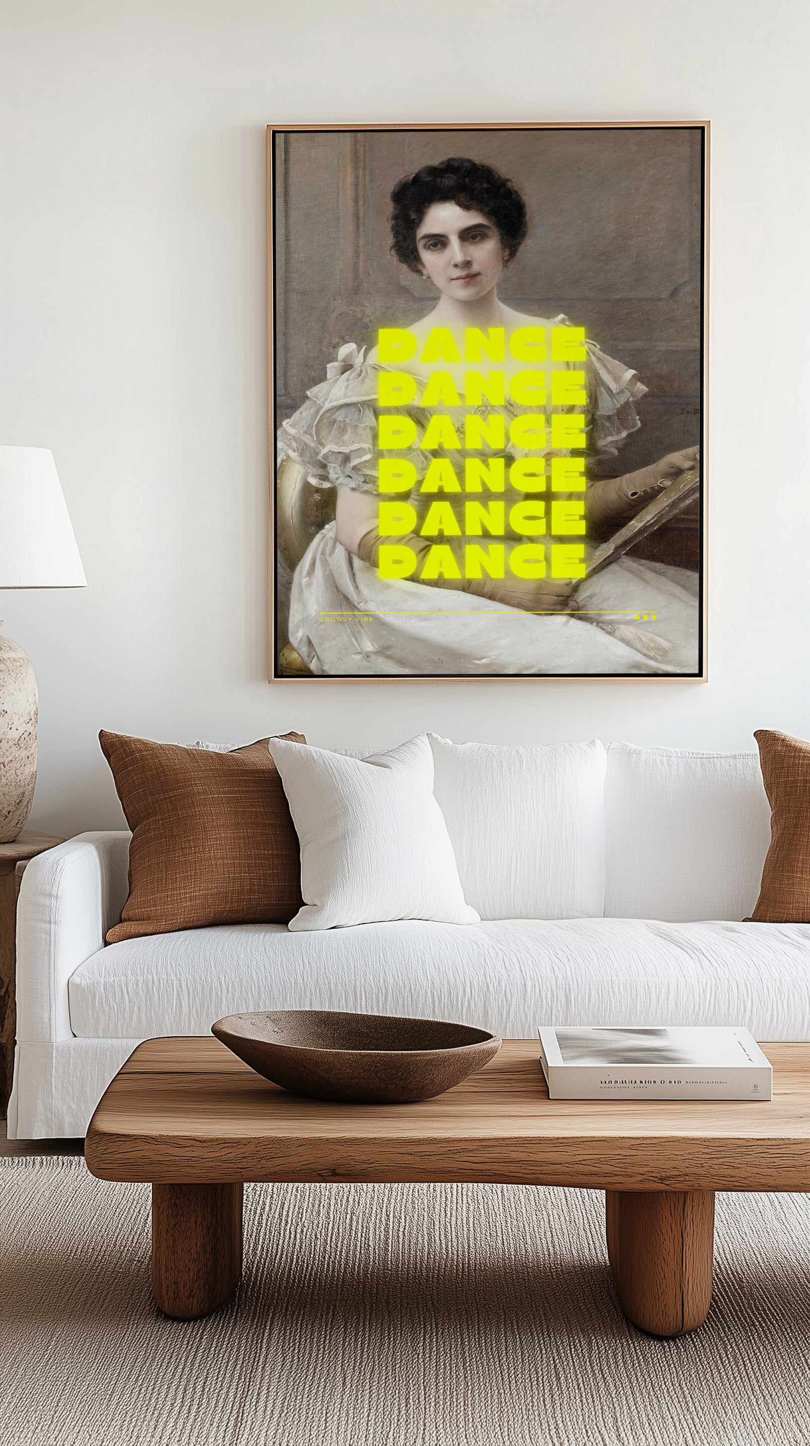 Dance | Framed Canvas Art Print from Olive et Oriel where you can shop wallpaper and artworks online