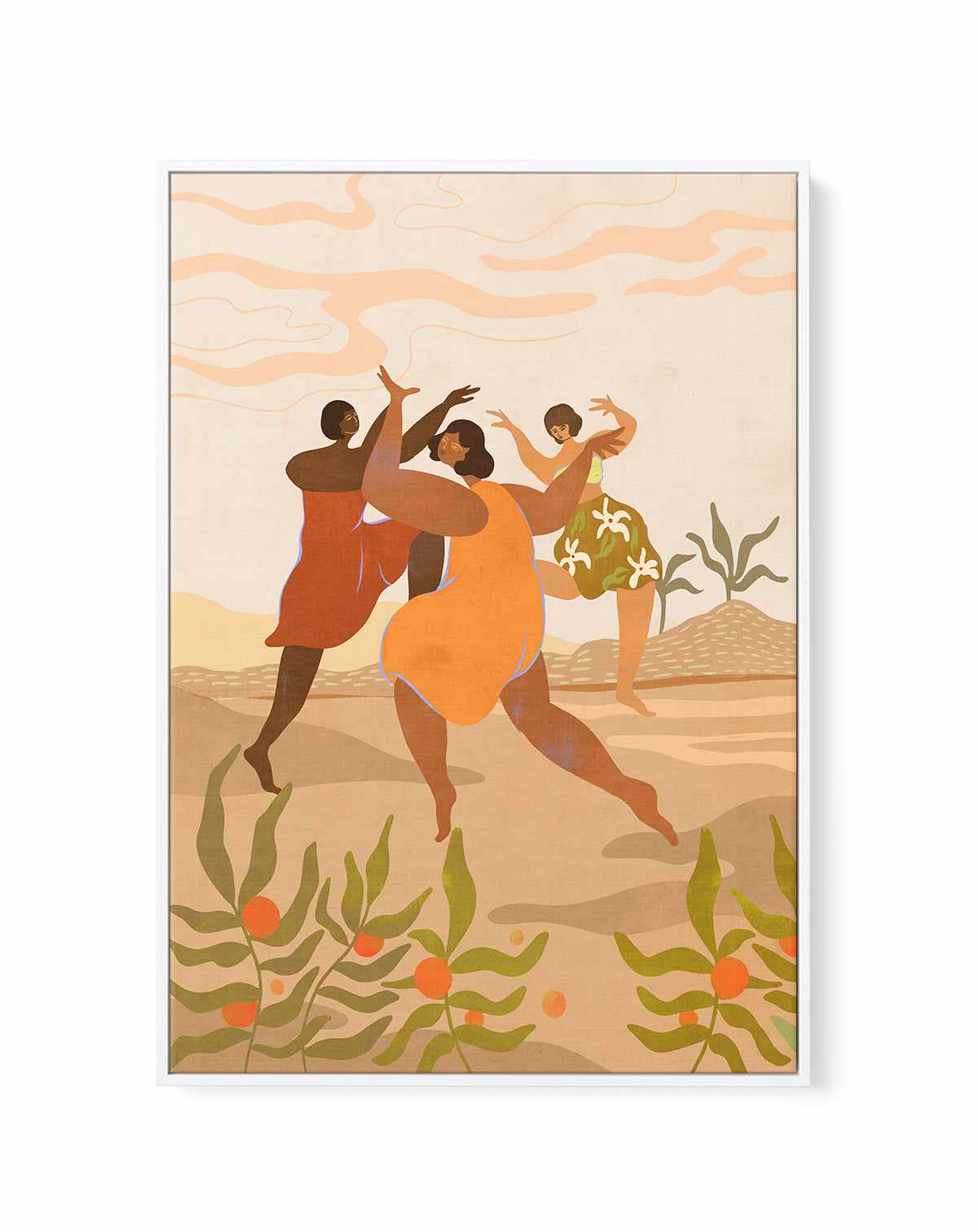 Dance Party by Arty Guava | Framed Canvas Art Print