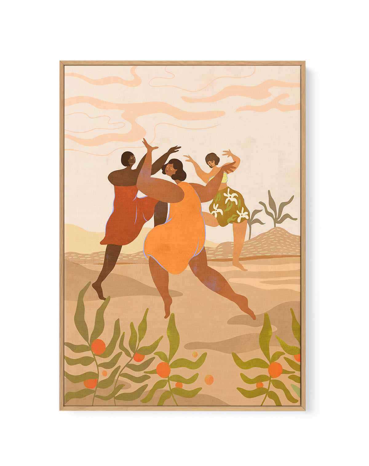 Dance Party by Arty Guava | Framed Canvas Art Print