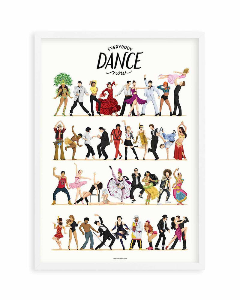 Dance | Draw Me A Song Collection Art Print