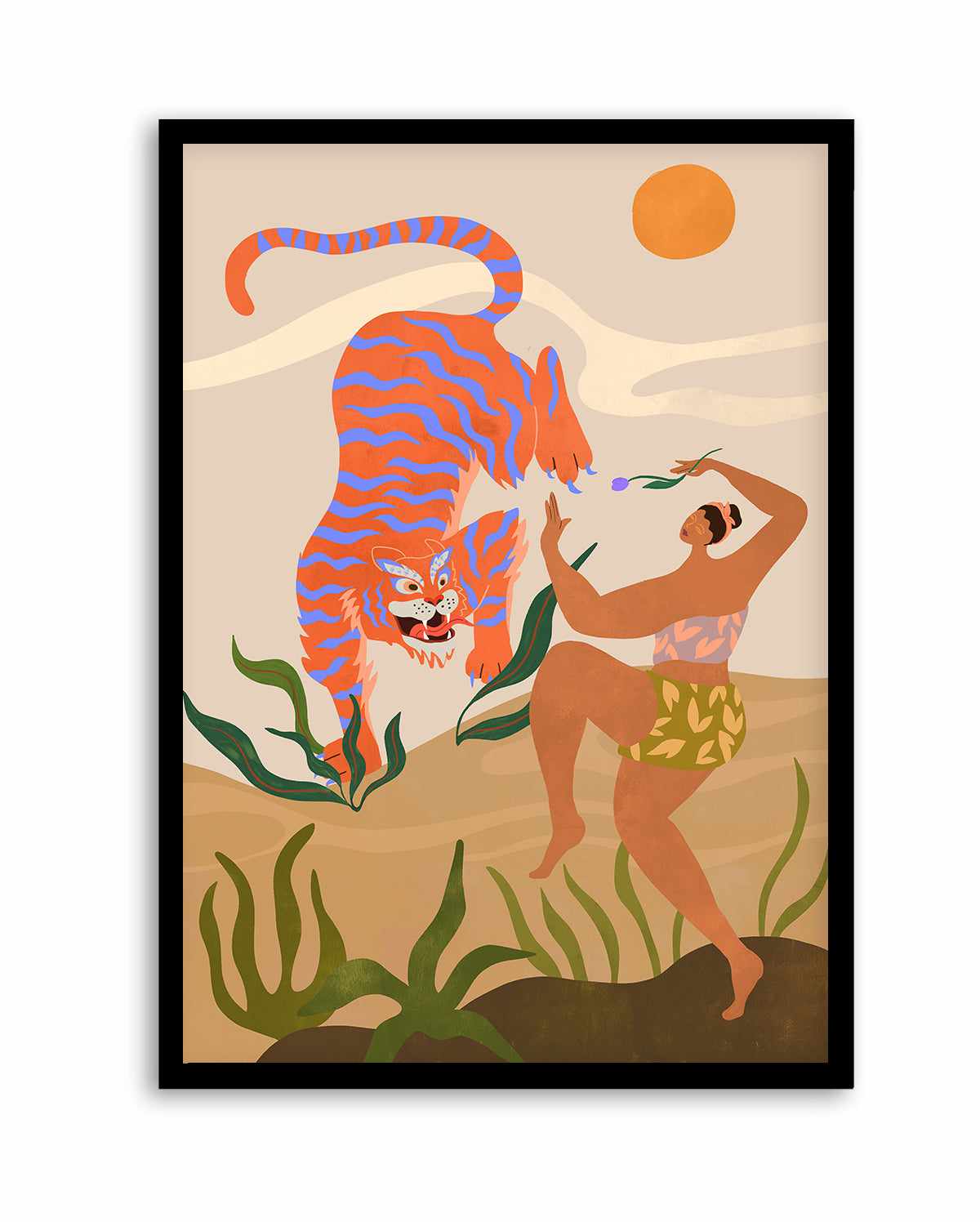 Dance With Me by Arty Guava | Art Print from Olive et Oriel where you can shop wallpaper and artworks online