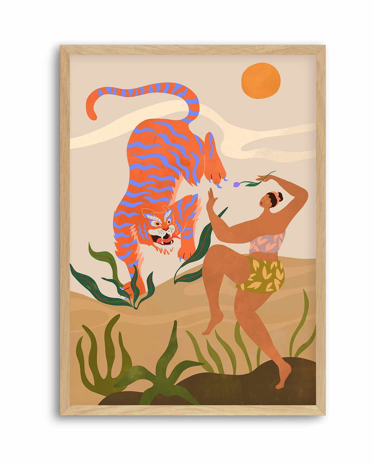 Dance With Me by Arty Guava | Art Print from Olive et Oriel where you can shop wallpaper and artworks online