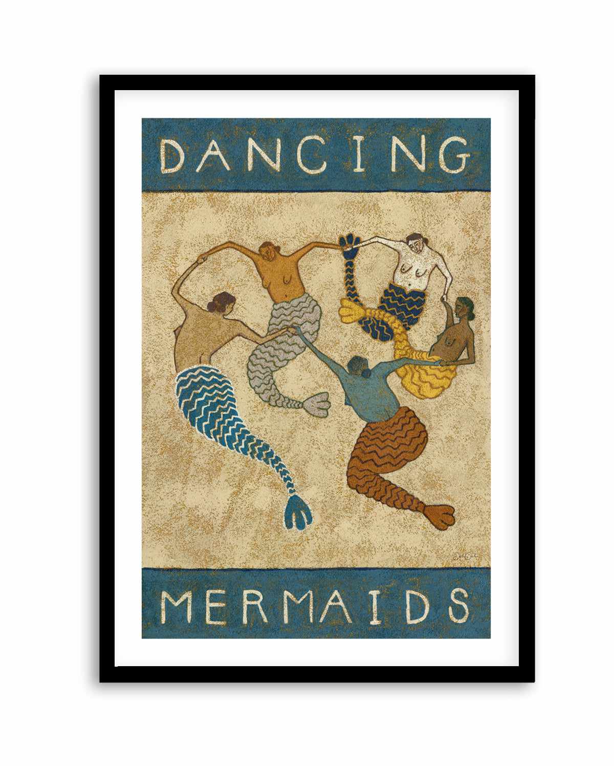 Dancing Mermaids by Julie Celina | Art Print