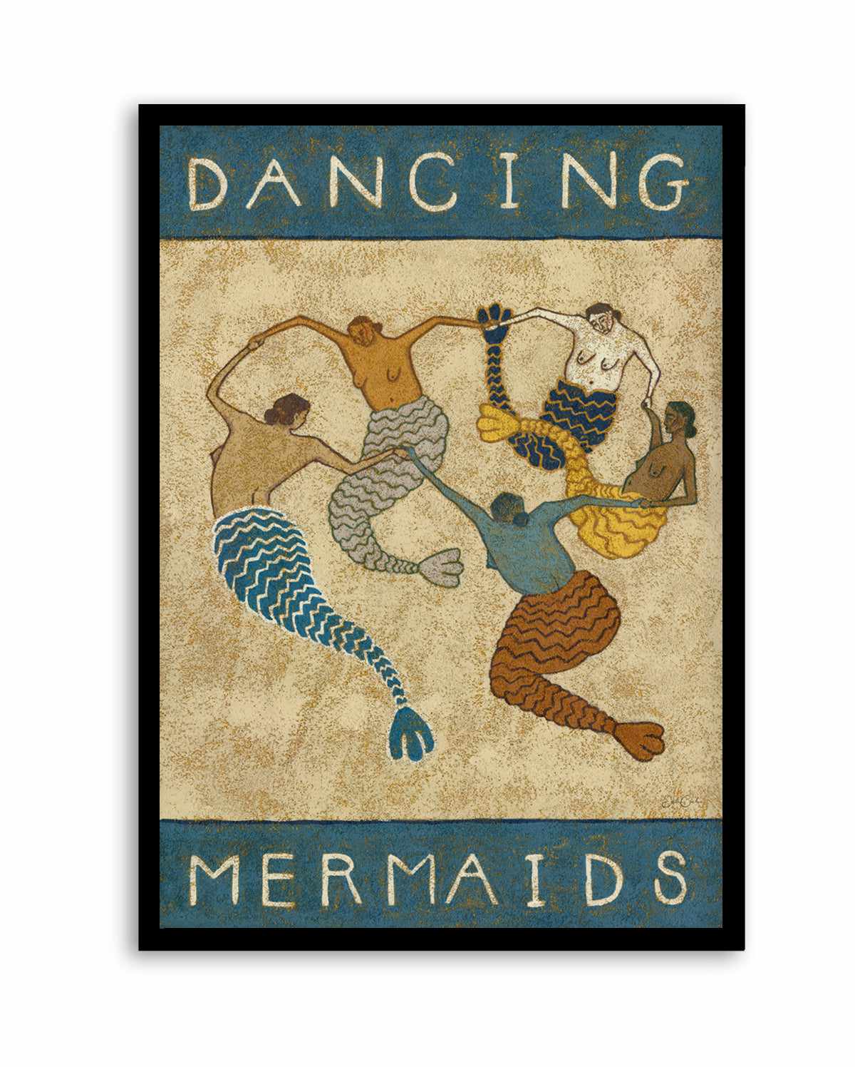 Dancing Mermaids by Julie Celina | Art Print