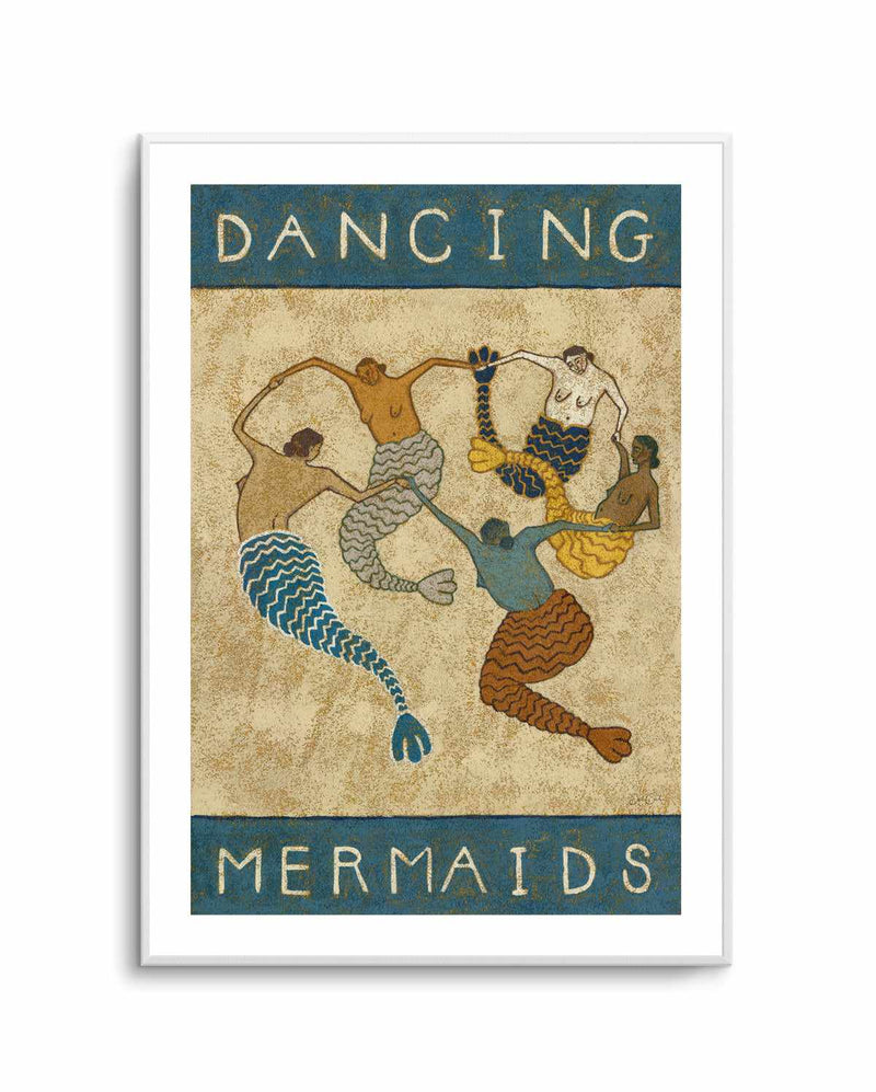 Dancing Mermaids by Julie Celina | Art Print from Olive et Oriel where you can shop wallpaper and artworks online