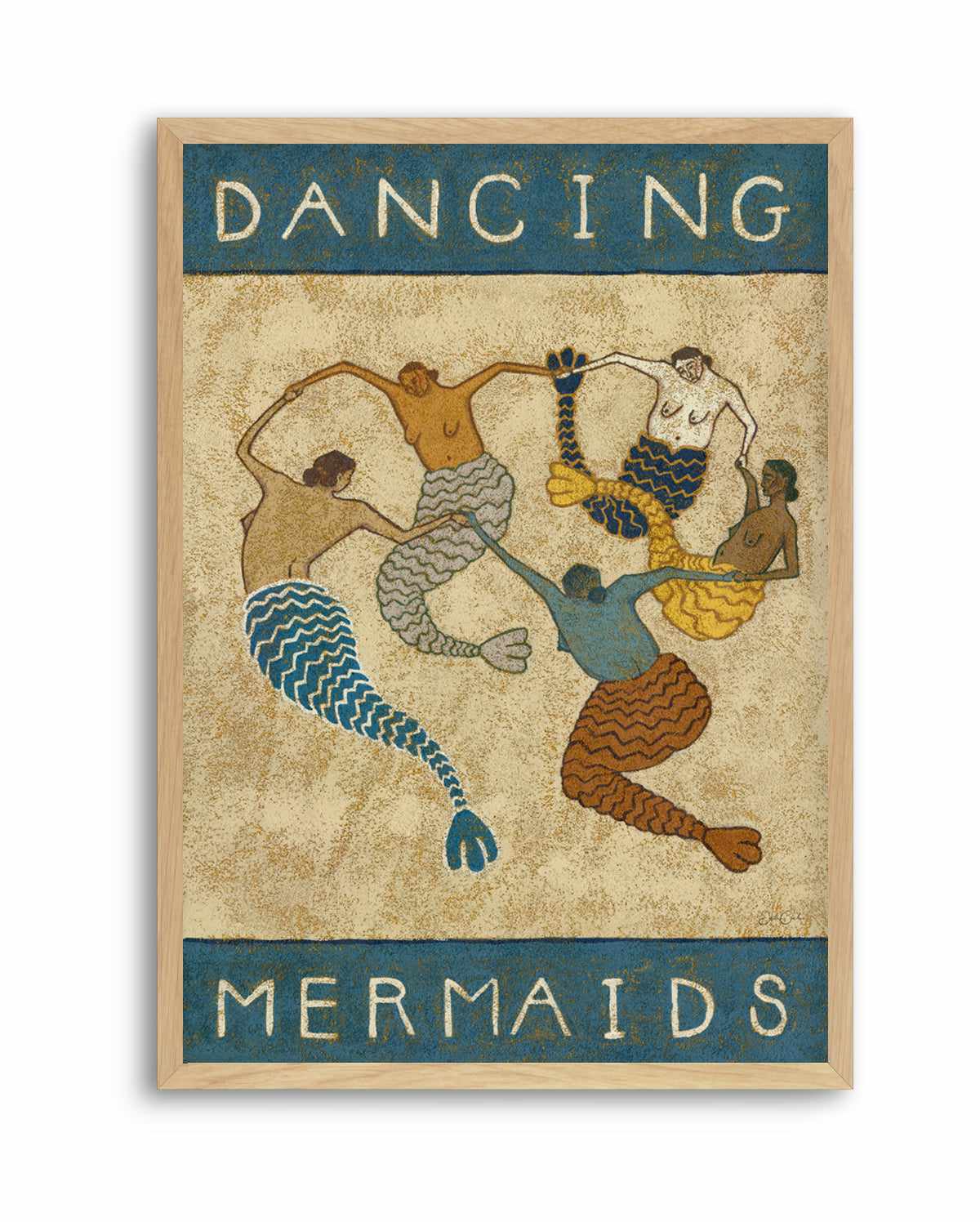 Dancing Mermaids by Julie Celina | Art Print