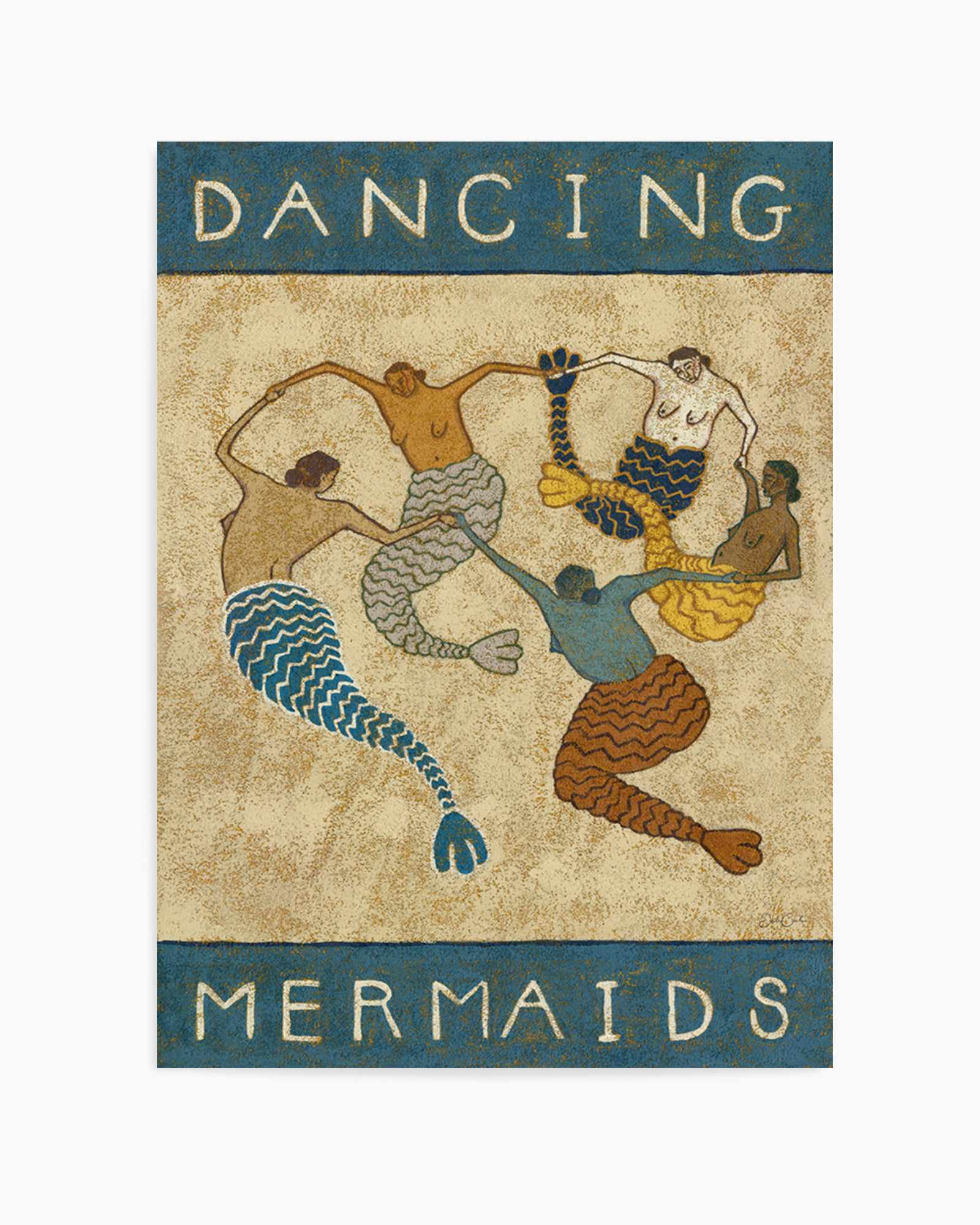 Dancing Mermaids by Julie Celina | Art Print