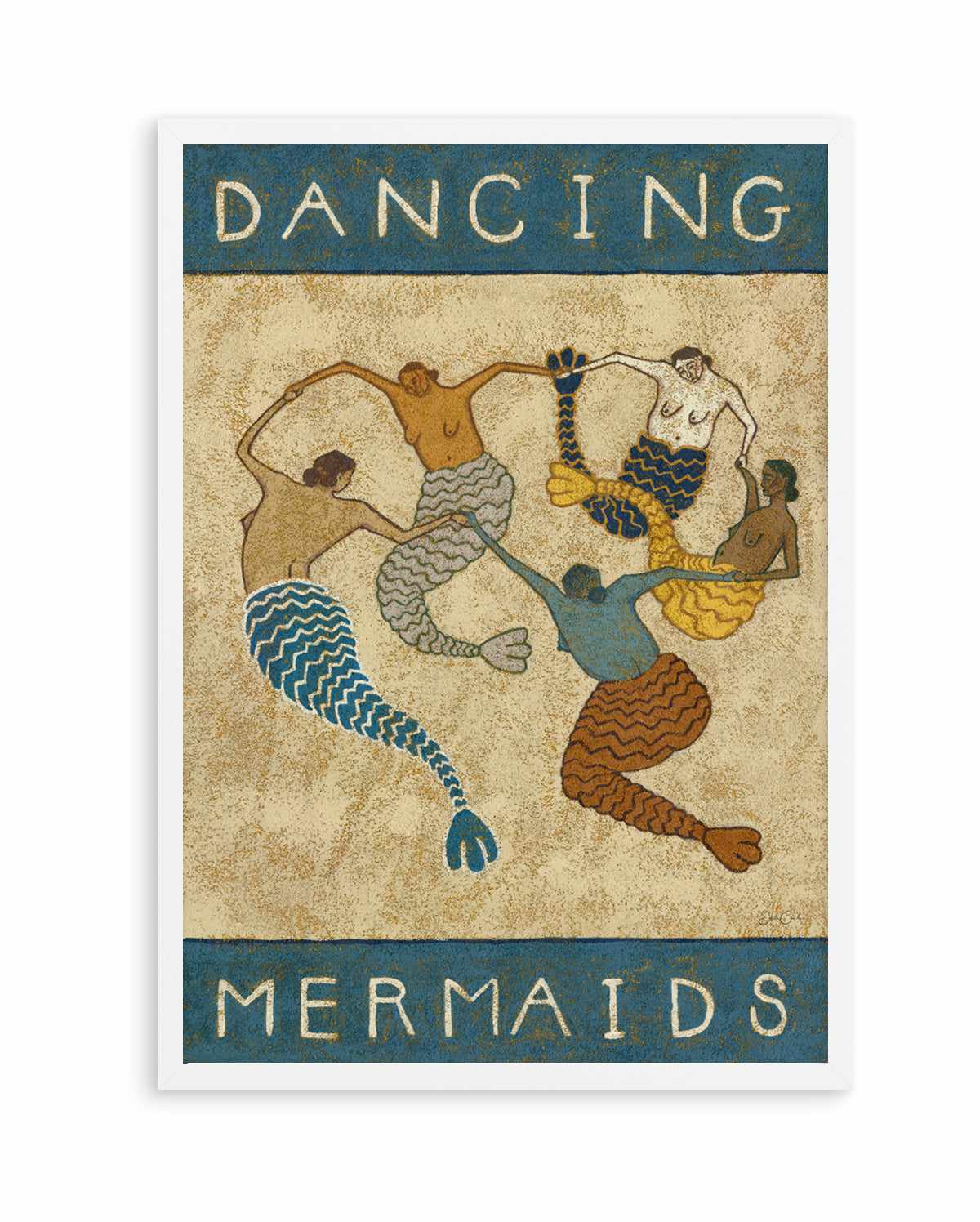 Dancing Mermaids by Julie Celina | Art Print