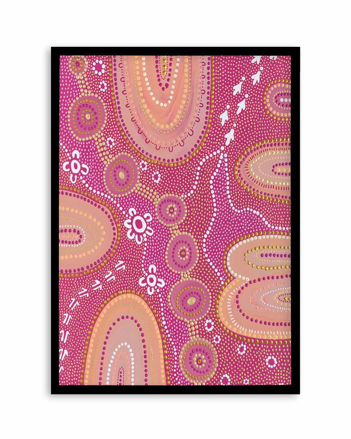 Dancing On Country I By Domica Hill | Art Print from Olive et Oriel where you can shop wallpaper and artworks online