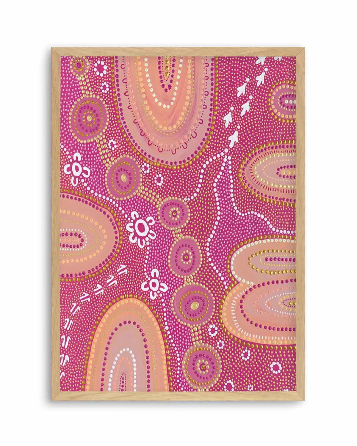 Dancing On Country I By Domica Hill | Art Print from Olive et Oriel where you can shop wallpaper and artworks online