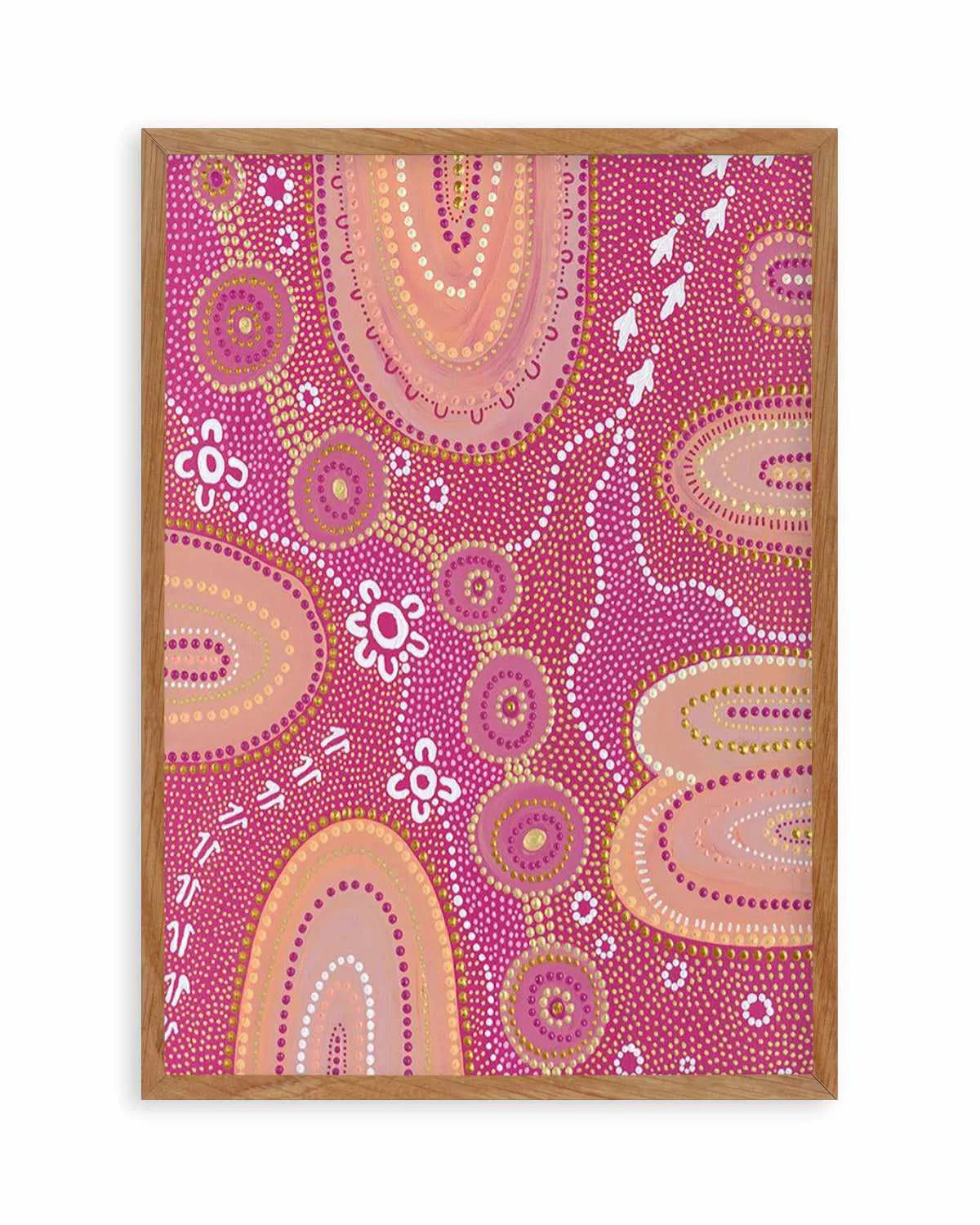 Dancing On Country I By Domica Hill | Art Print from Olive et Oriel where you can shop wallpaper and artworks online