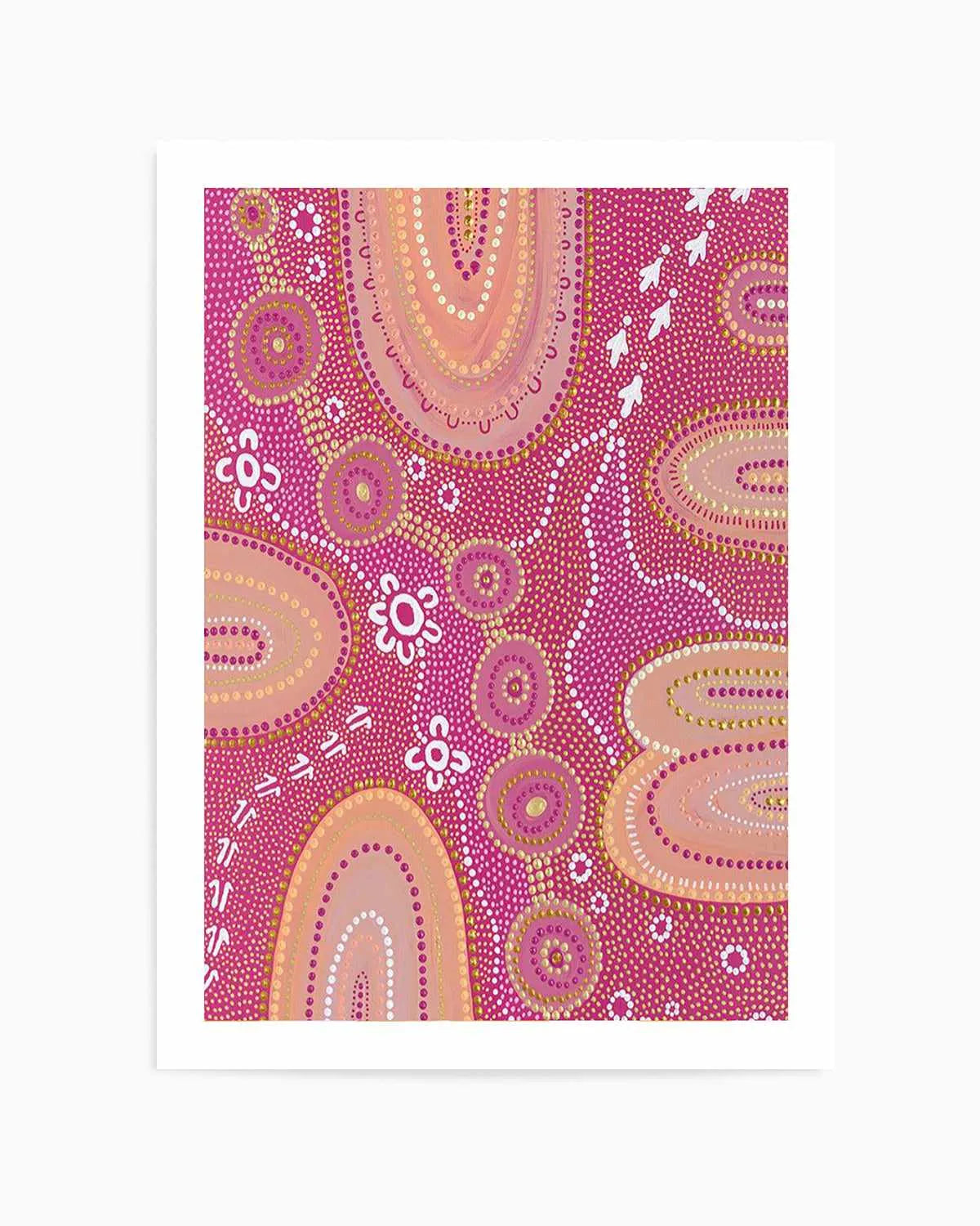 Dancing On Country I By Domica Hill | Art Print from Olive et Oriel where you can shop wallpaper and artworks online