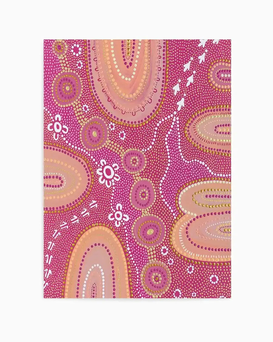 Dancing On Country I By Domica Hill | Art Print from Olive et Oriel where you can shop wallpaper and artworks online