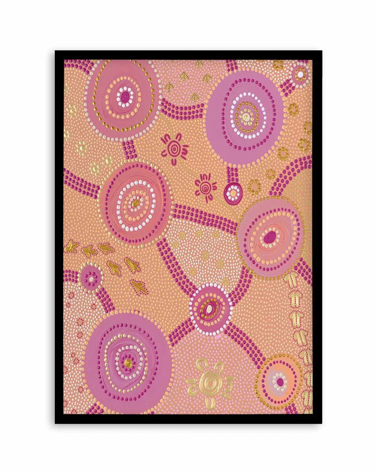 Dancing On Country II By Domica Hill | Art Print from Olive et Oriel where you can shop wallpaper and artworks online