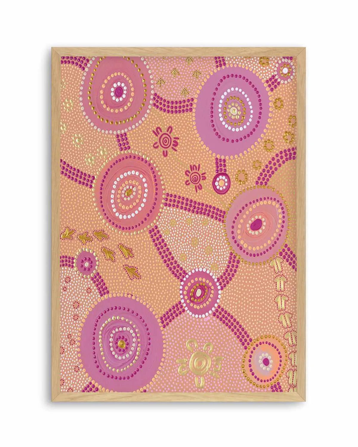 Dancing On Country II By Domica Hill | Art Print from Olive et Oriel where you can shop wallpaper and artworks online