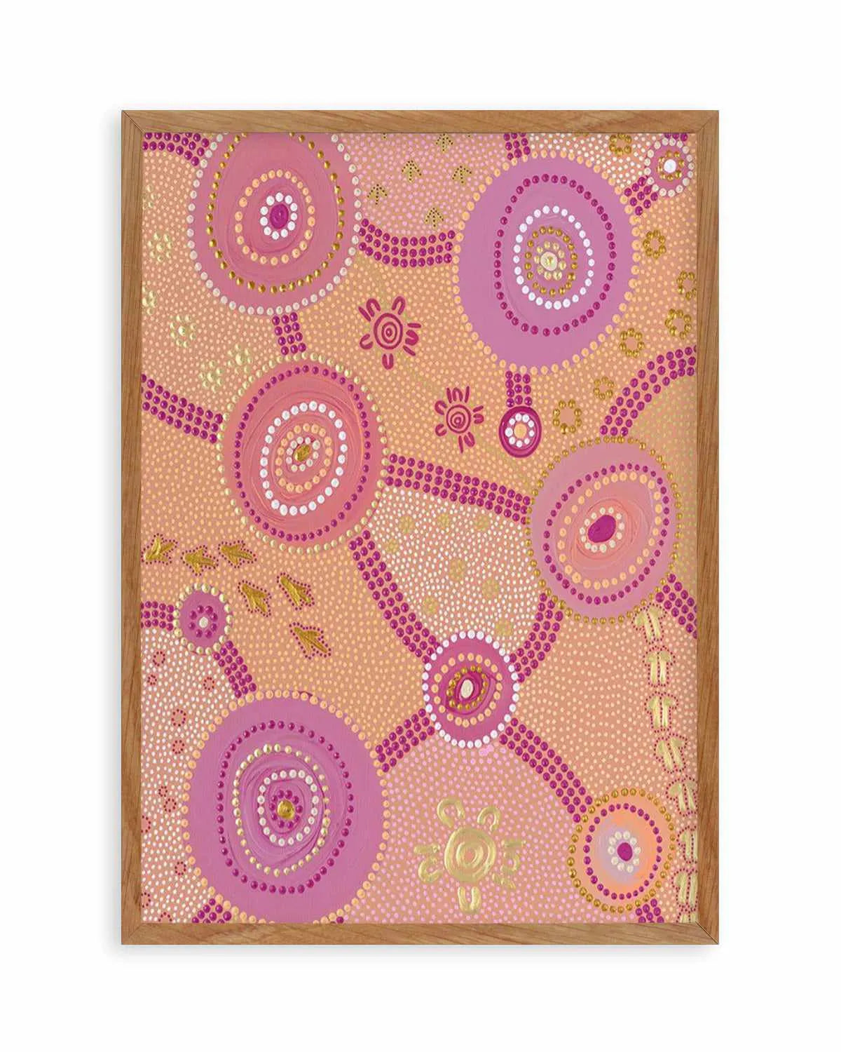 Dancing On Country II By Domica Hill | Art Print from Olive et Oriel where you can shop wallpaper and artworks online