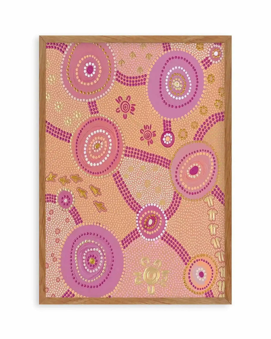 Dancing On Country II By Domica Hill | Art Print from Olive et Oriel where you can shop wallpaper and artworks online