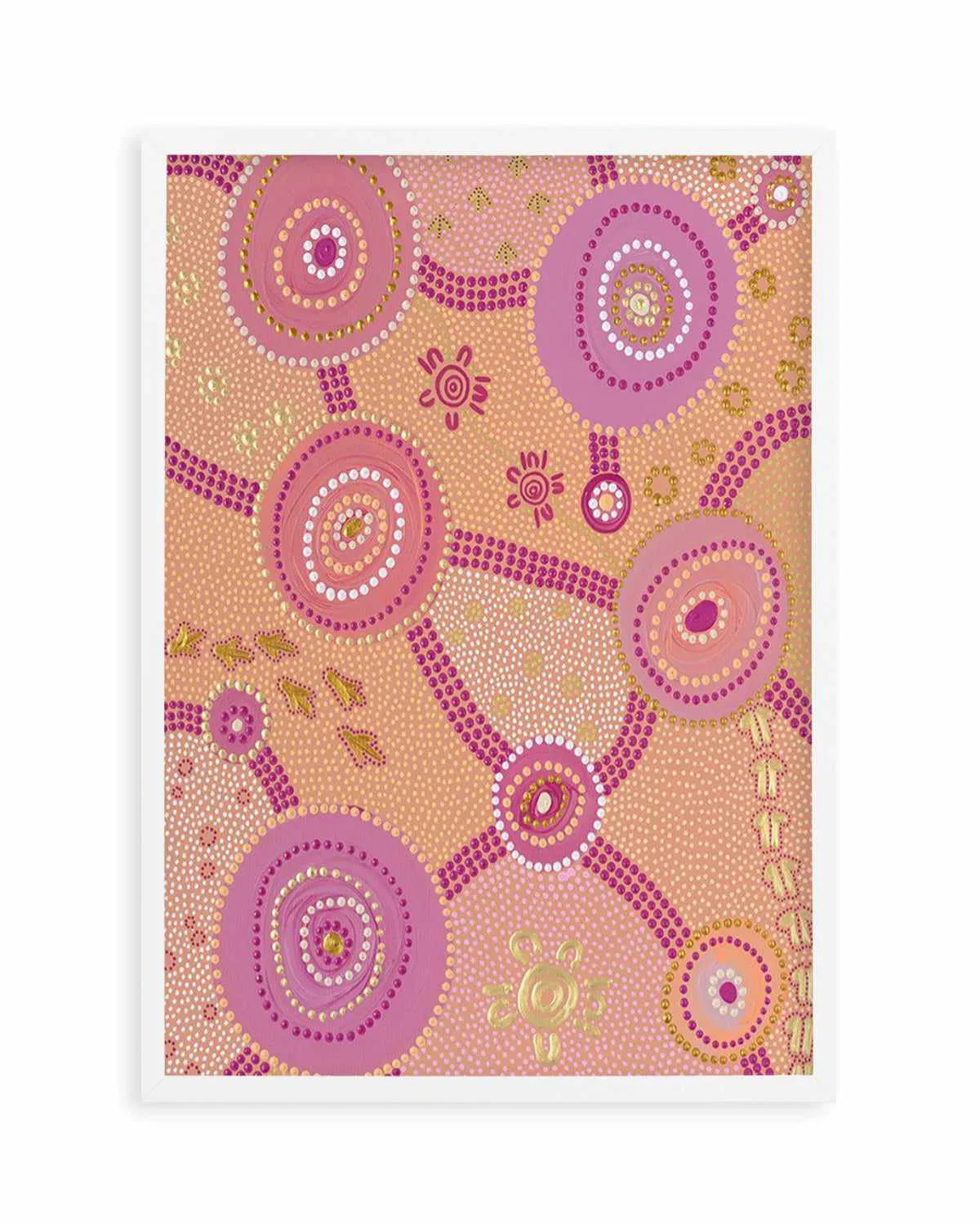 Dancing On Country II By Domica Hill | Art Print from Olive et Oriel where you can shop wallpaper and artworks online