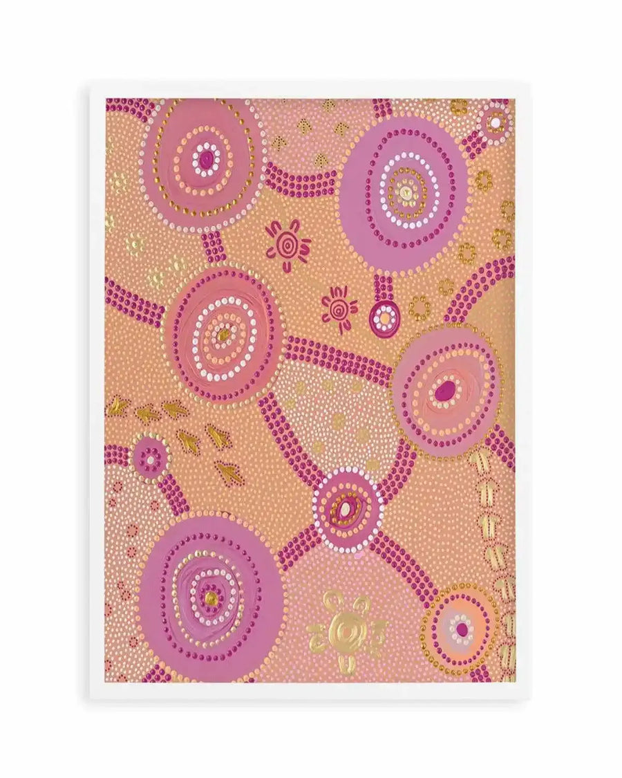 Dancing On Country II By Domica Hill | Art Print from Olive et Oriel where you can shop wallpaper and artworks online