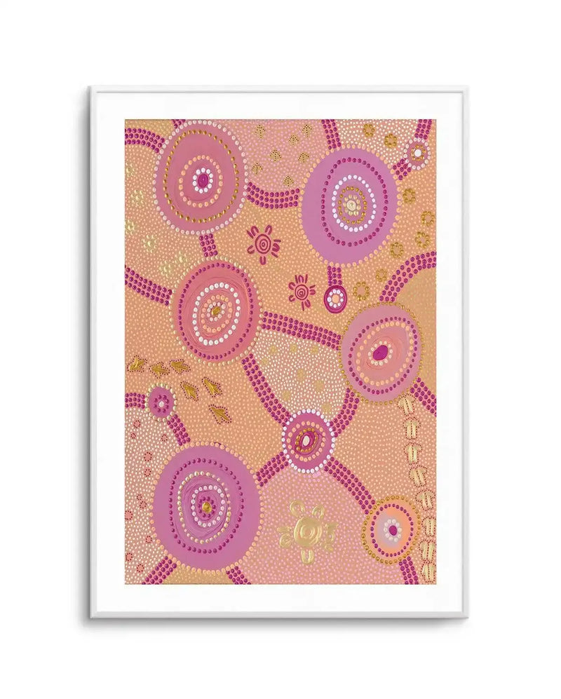 Dancing On Country II By Domica Hill Art Print-PRINT-Olive et Oriel-Domica Hill-Buy-Australian-Art-Prints-Online-with-Olive-et-Oriel-Your-Artwork-Specialists-Austrailia-Decorate-With-Coastal-Photo-Wall-Art-Prints-From-Our-Beach-House-Artwork-Collection-Fine-Poster-and-Framed-Artwork