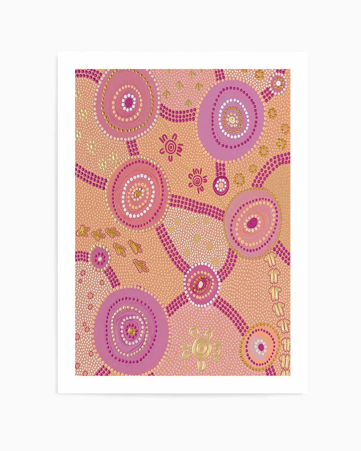 Dancing On Country II By Domica Hill | Art Print from Olive et Oriel where you can shop wallpaper and artworks online