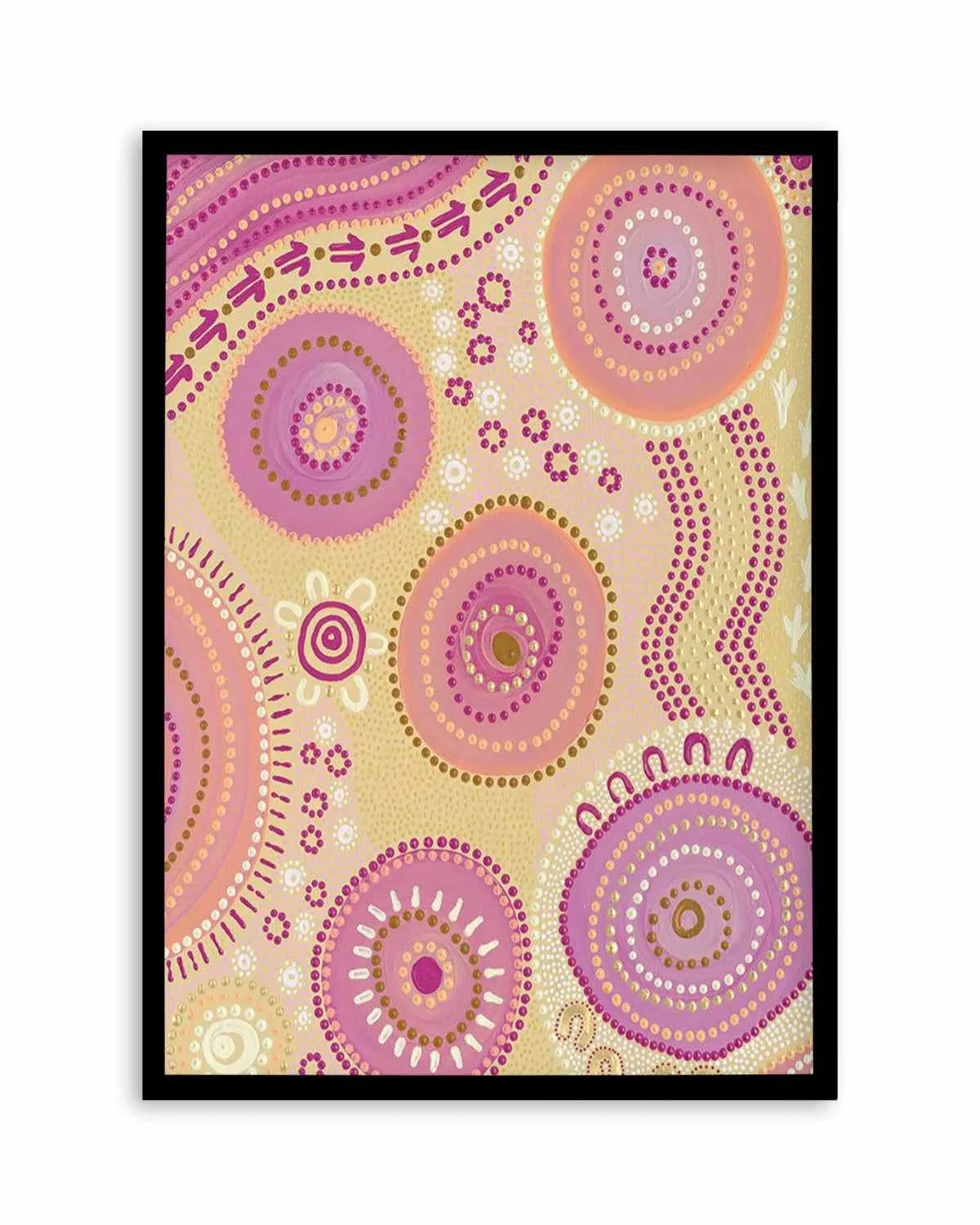 Dancing On Country III By Domica Hill | Art Print from Olive et Oriel where you can shop wallpaper and artworks online