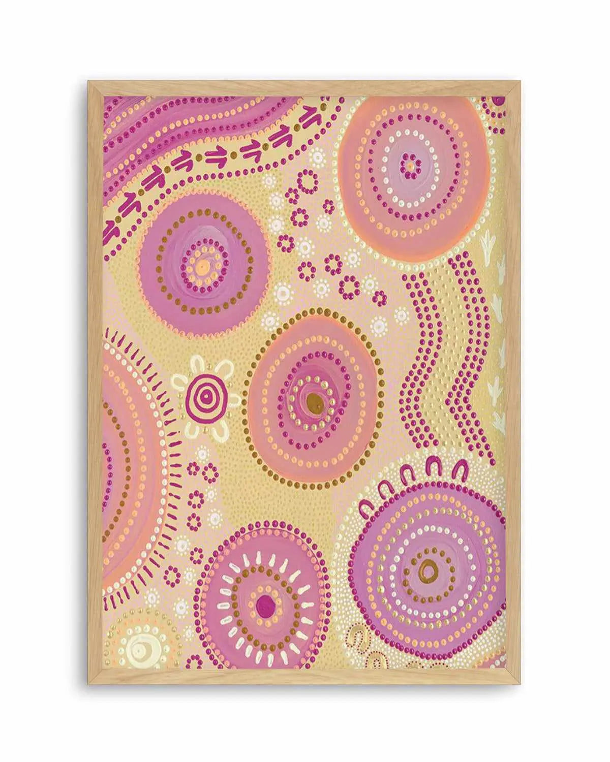 Dancing On Country III By Domica Hill | Art Print from Olive et Oriel where you can shop wallpaper and artworks online