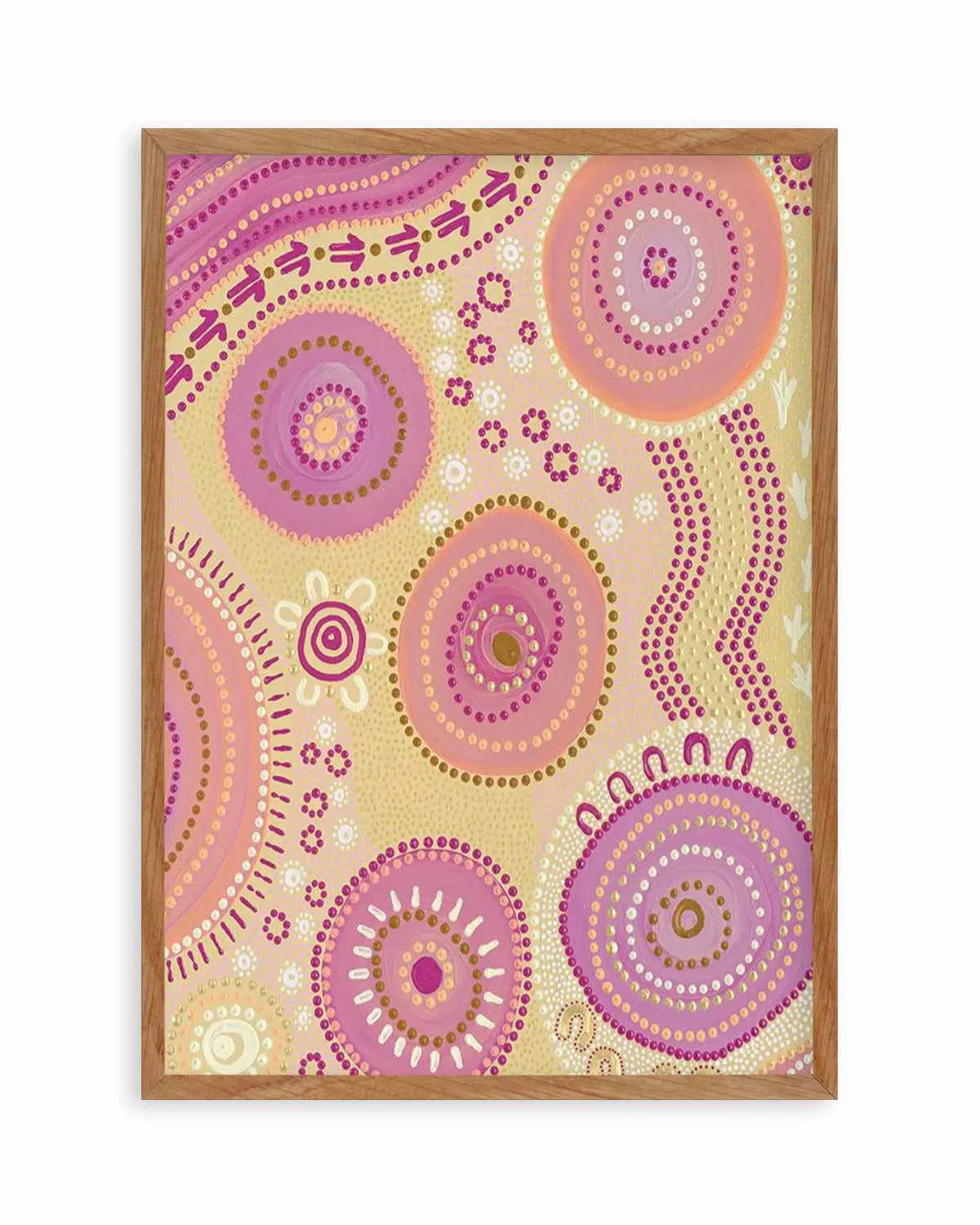 Dancing On Country III By Domica Hill | Art Print from Olive et Oriel where you can shop wallpaper and artworks online