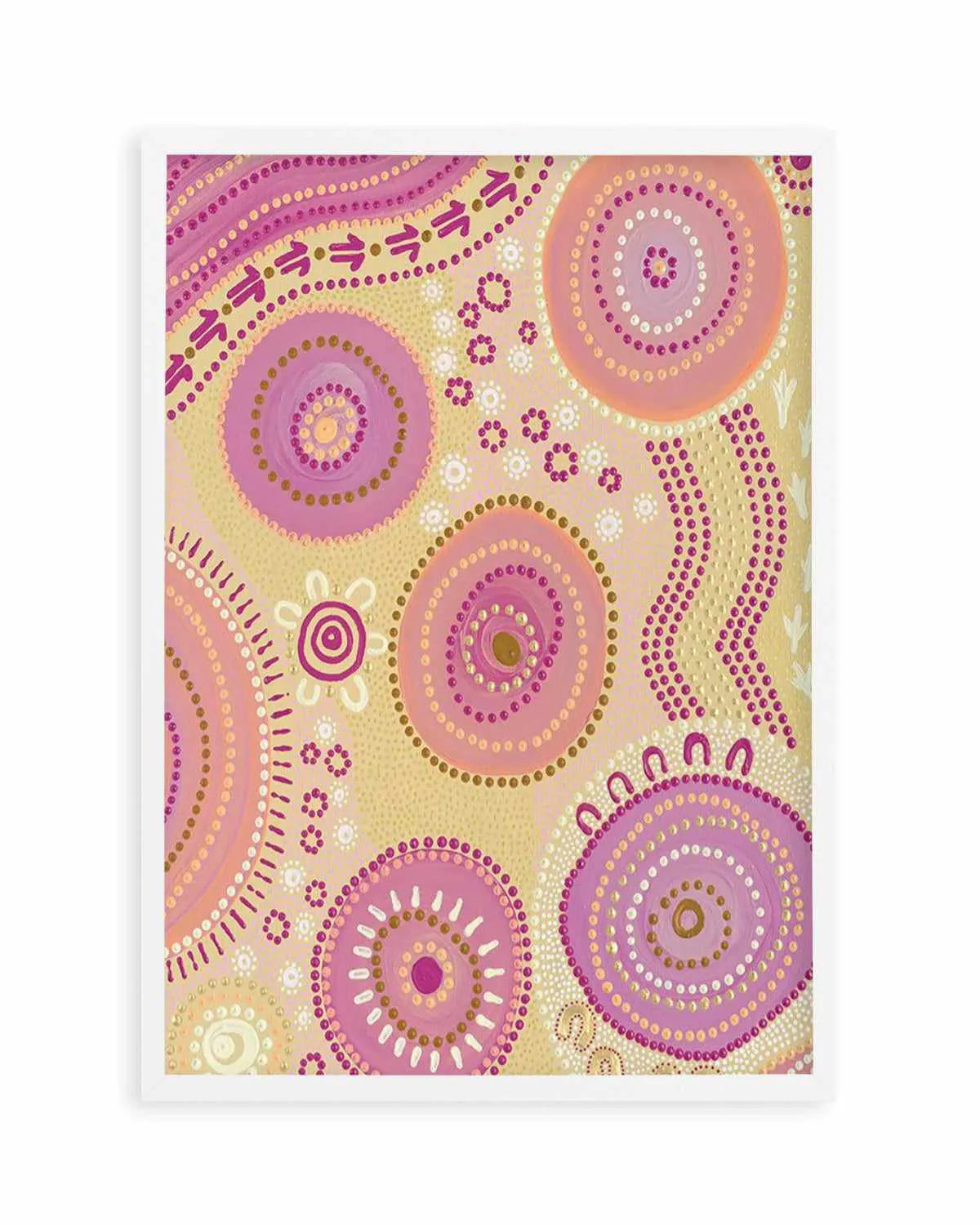 Dancing On Country III By Domica Hill | Art Print from Olive et Oriel where you can shop wallpaper and artworks online