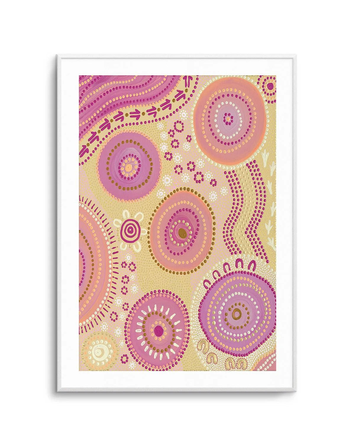 Dancing On Country III By Domica Hill Art Print-PRINT-Olive et Oriel-Domica Hill-Buy-Australian-Art-Prints-Online-with-Olive-et-Oriel-Your-Artwork-Specialists-Austrailia-Decorate-With-Coastal-Photo-Wall-Art-Prints-From-Our-Beach-House-Artwork-Collection-Fine-Poster-and-Framed-Artwork