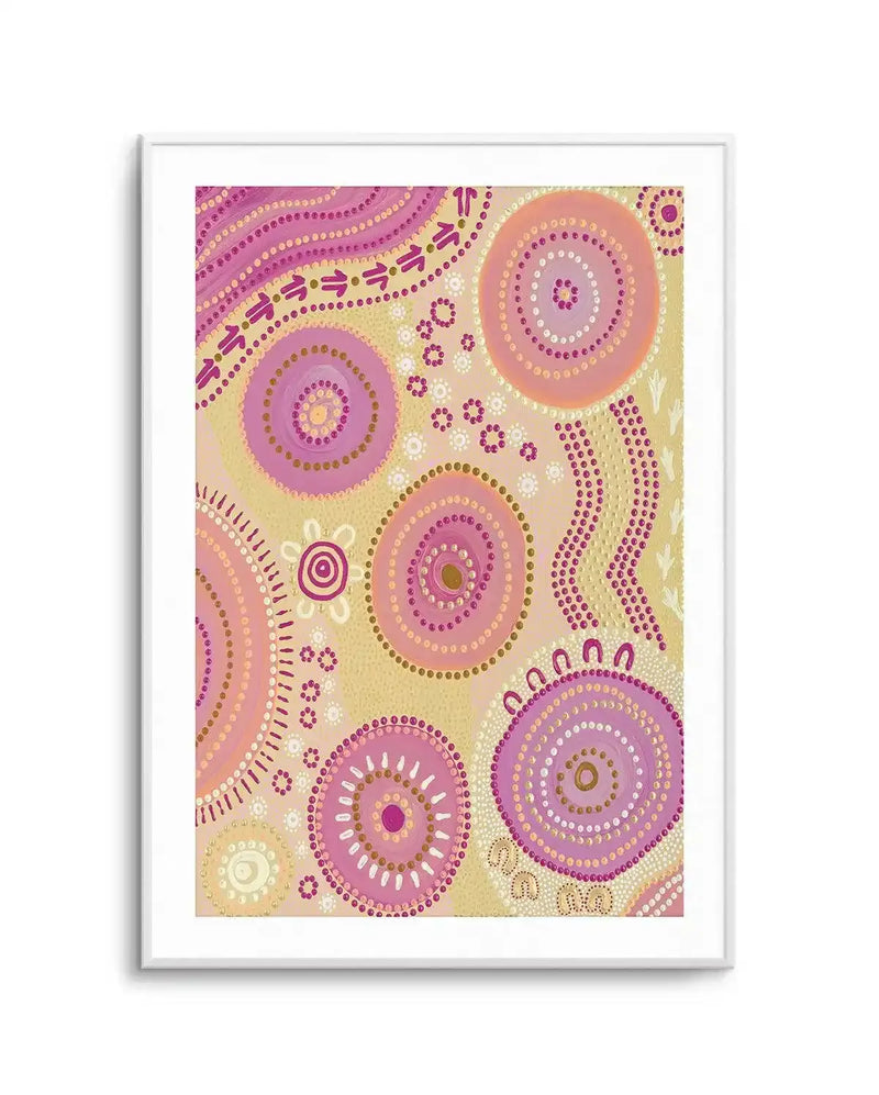 Dancing On Country III By Domica Hill Art Print-PRINT-Olive et Oriel-Domica Hill-Buy-Australian-Art-Prints-Online-with-Olive-et-Oriel-Your-Artwork-Specialists-Austrailia-Decorate-With-Coastal-Photo-Wall-Art-Prints-From-Our-Beach-House-Artwork-Collection-Fine-Poster-and-Framed-Artwork