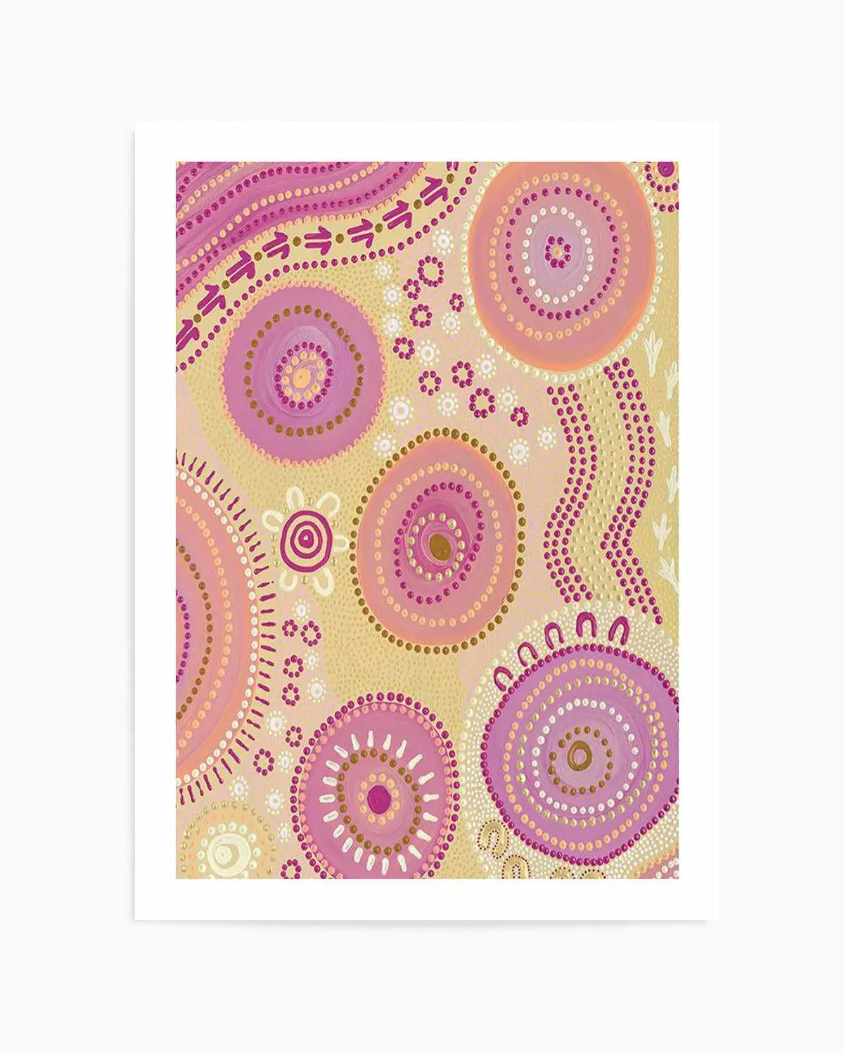 Dancing On Country III By Domica Hill | Art Print from Olive et Oriel where you can shop wallpaper and artworks online