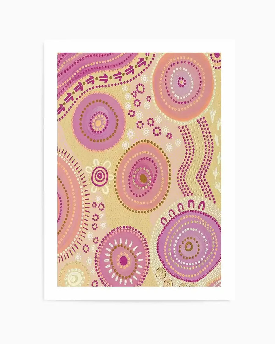 Dancing On Country III By Domica Hill | Art Print from Olive et Oriel where you can shop wallpaper and artworks online