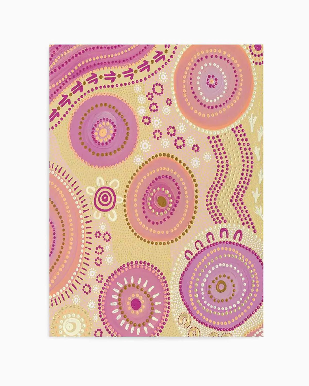 Dancing On Country III By Domica Hill | Art Print from Olive et Oriel where you can shop wallpaper and artworks online