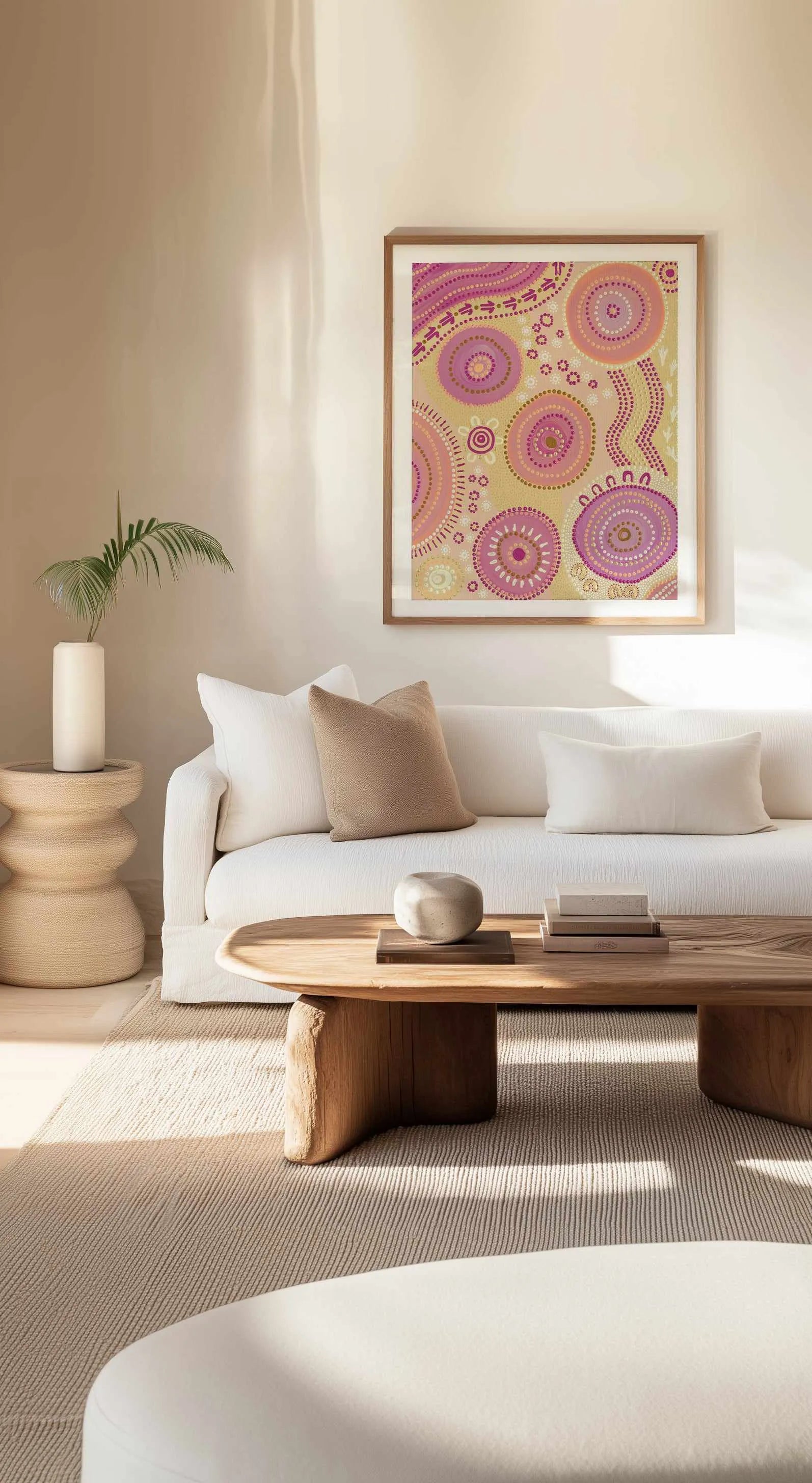 Dancing On Country III By Domica Hill | Art Print from Olive et Oriel where you can shop wallpaper and artworks online