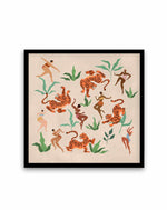 Dancing With Tigers by Arty Guava | Art Print
