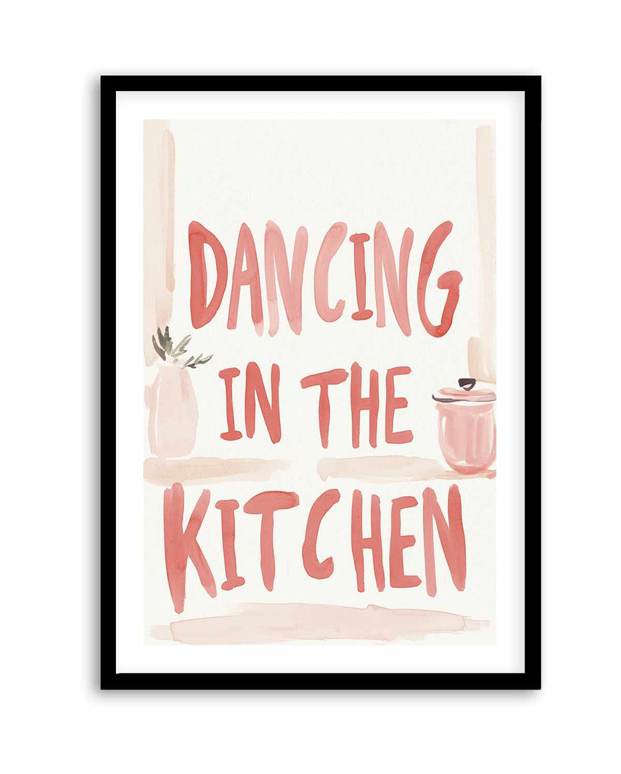 Dancing in the kitchen | Art Print from Olive et Oriel where you can shop wallpaper and artworks online