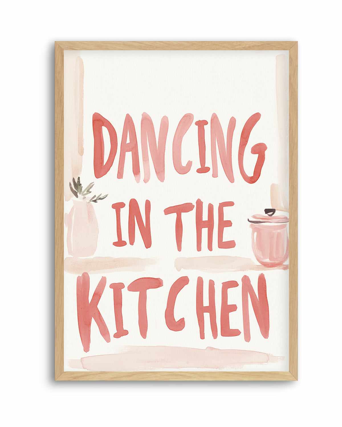 Dancing in the kitchen | Art Print from Olive et Oriel where you can shop wallpaper and artworks online