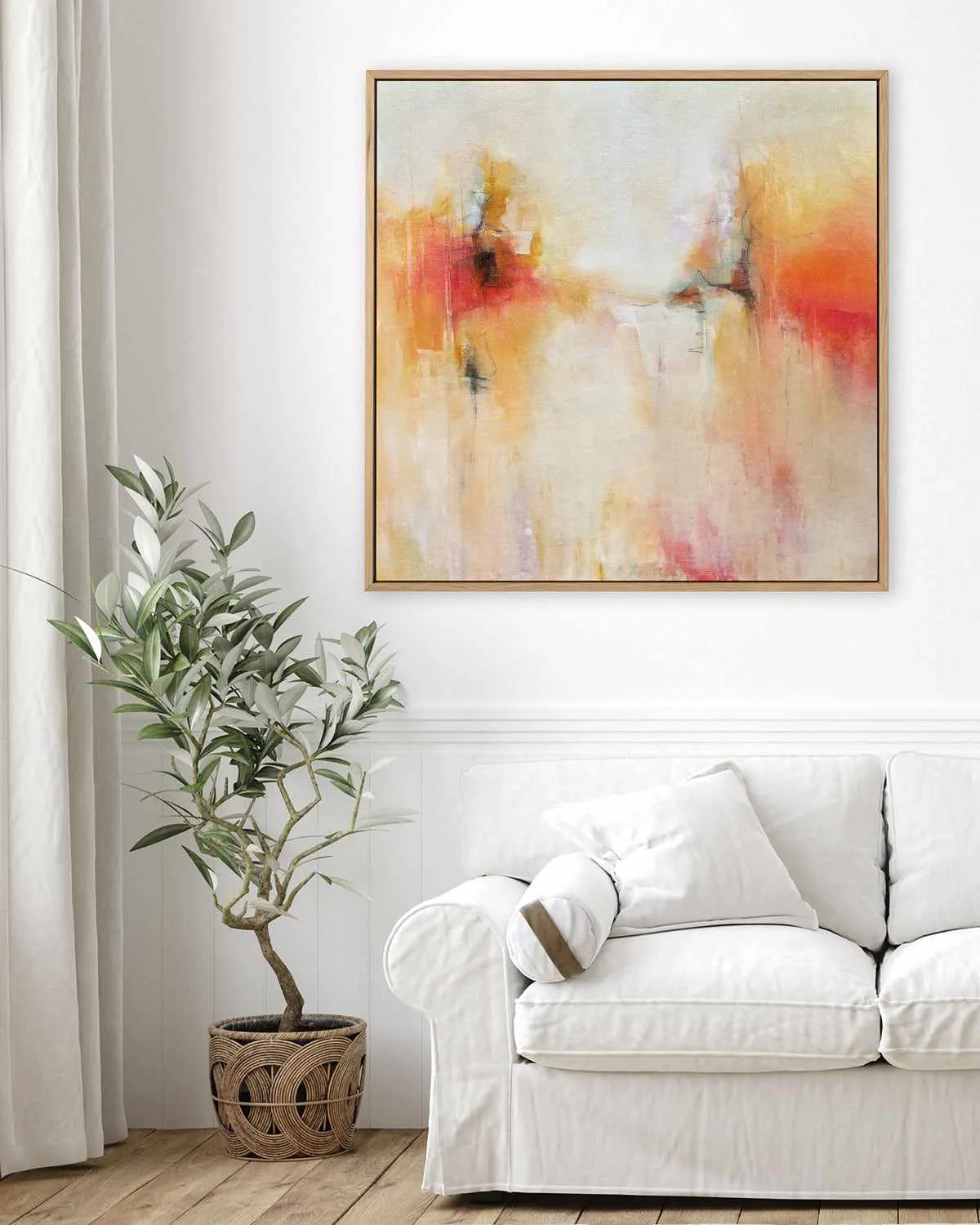 Dancing on the Edge by Karen Hale | Framed Canvas Art Print from Olive et Oriel where you can shop wallpaper and artworks online